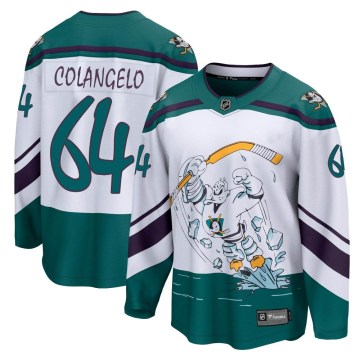 Fanatics Branded Anaheim Ducks Youth Sam Colangelo Breakaway White 2020/21 Special Edition NHL Jersey