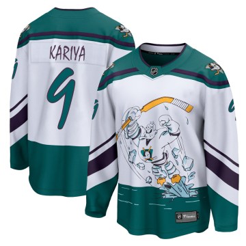 Fanatics Branded Anaheim Ducks Youth Paul Kariya Breakaway White 2020/21 Special Edition NHL Jersey