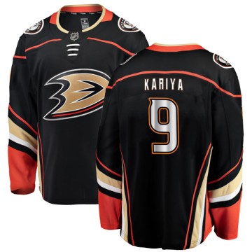 Fanatics Branded Anaheim Ducks Youth Paul Kariya Authentic Black Home NHL Jersey