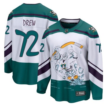Fanatics Branded Anaheim Ducks Men's Hunter Drew Breakaway White 2020/21 Special Edition NHL Jersey