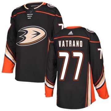 Adidas Anaheim Ducks Men's Frank Vatrano Authentic Black Home NHL Jersey